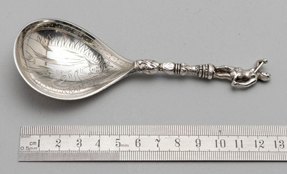 Norwegian Silver Baptism Spoon - David Andersen